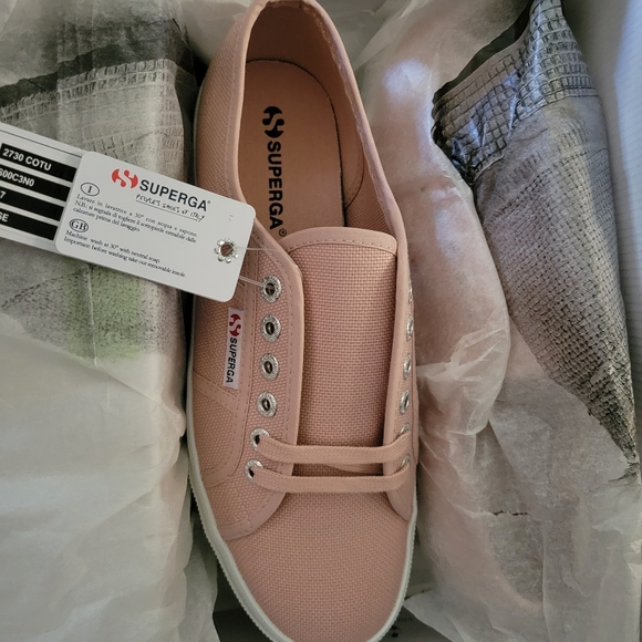 Superga Shoes - Superga Platform Sneaker Skater Shoes COTU 2730 Rose Pink Machine Wash NIB